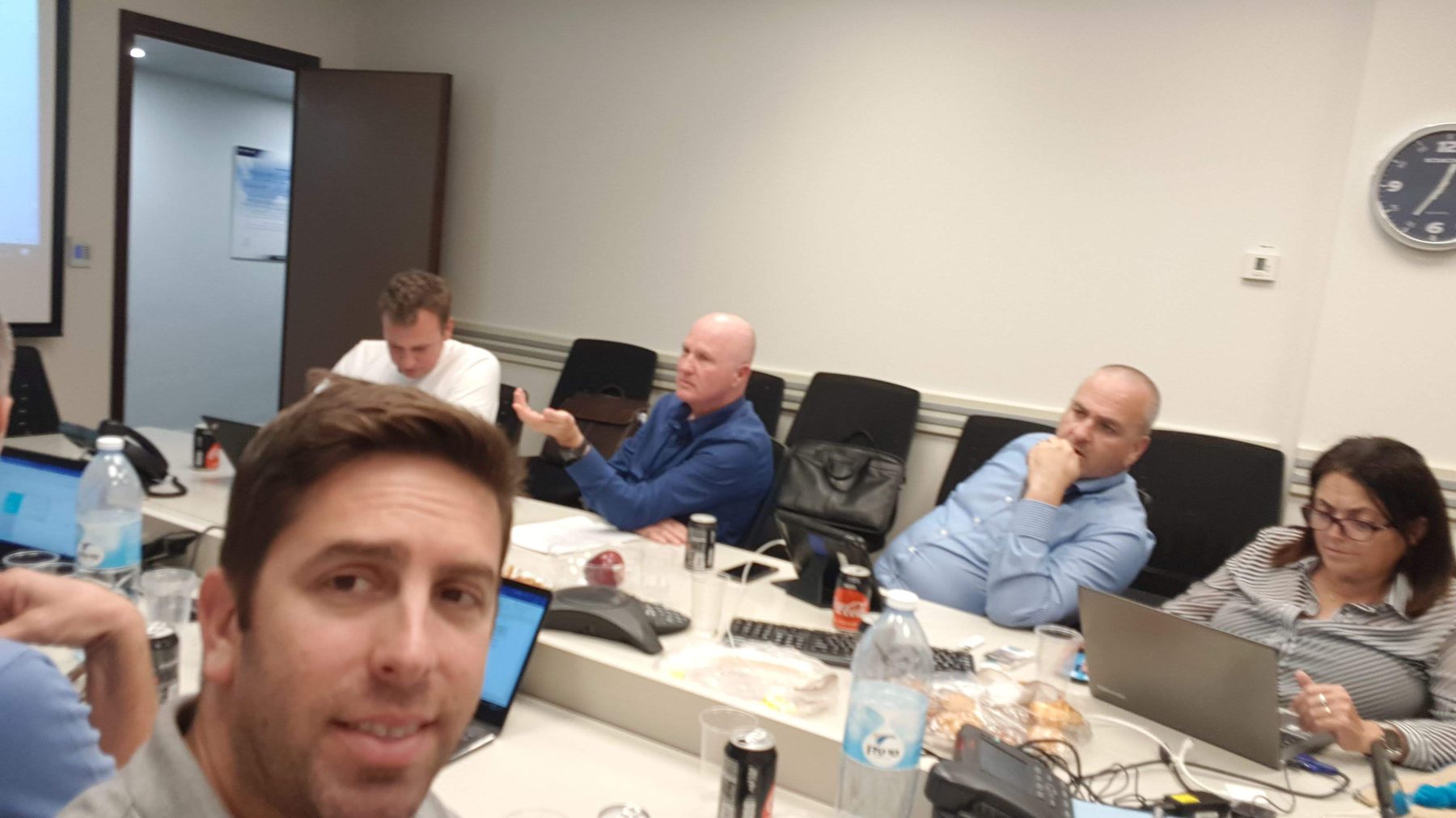 Elad in a business meeting
